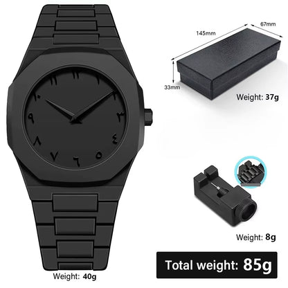 Minimalist Design Quartz Watch for Men Casual Lightweight Plastic Strap Waterproof Sports Business Watches Man Creative Clock