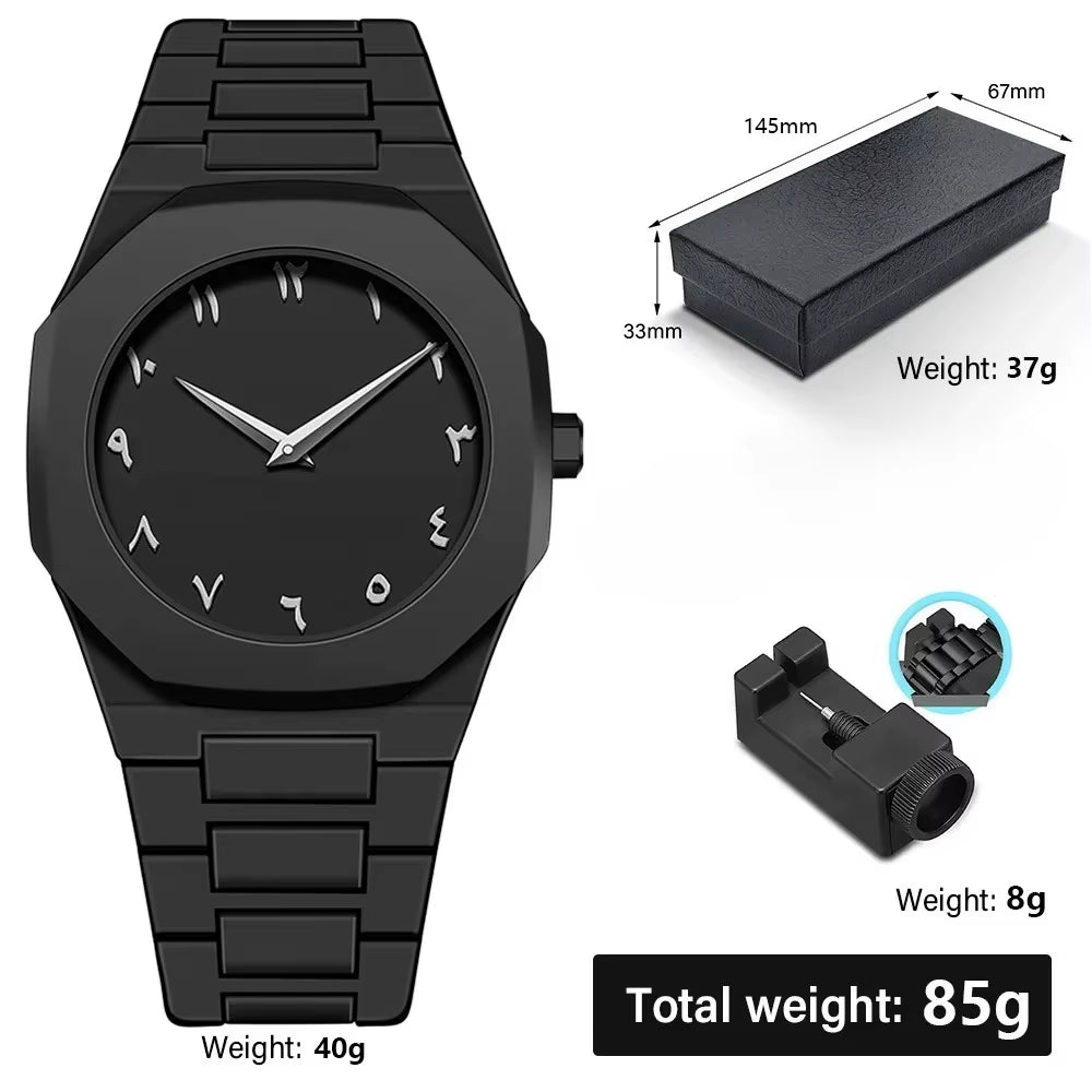 Minimalist Design Quartz Watch for Men Casual Lightweight Plastic Strap Waterproof Sports Business Watches Man Creative Clock
